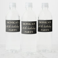 Toute affaire noire anniversaire minimaliste perso