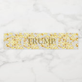 ÉTIQUETTE POUR BOUTEILLES D'EAU TRUMP  (Étiquettes simples)