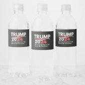 Étiquette Pour Bouteilles D'eau trump 2024 (Bouteilles)