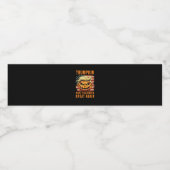 Étiquette Pour Bouteilles D'eau Trumpkin Halloween Citrouille rendre Halloween gra (Étiquettes simples)