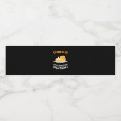 Étiquette Pour Bouteilles D'eau Trumpkin Pie Rendre Thanksgiving grand à nouveau C (Étiquettes simples)