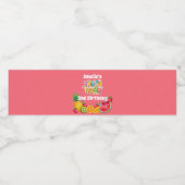 Étiquette Pour Bouteilles D'eau Two-tti Fruity 2nd Birthday Party (Étiquettes simples)