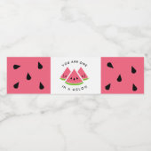 Étiquette Pour Bouteilles D'eau Un à Melon (Étiquettes simples)