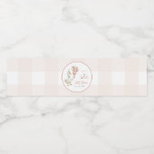 Étiquette Pour Bouteilles D'eau Un bébé d'oie sotte 1er anniversaire (Étiquettes simples)