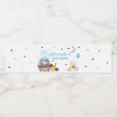 Étiquette Pour Bouteilles D'eau Un petit Baby shower Boo Halloween (Étiquettes simples)
