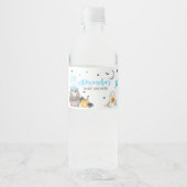 Étiquette Pour Bouteilles D'eau Un petit Baby shower Boo Halloween (Devant)