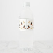 Étiquette Pour Bouteilles D'eau Un petit Baby shower de cowboy (Dos)