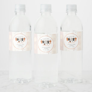 Étiquette Pour Bouteilles D'eau Un peu boo Halloween est presque dû baby shower