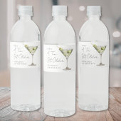 Étiquette Pour Bouteilles D'eau Un Tini Un Peu Plus Ancien Martini