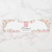 Étiquette Pour Bouteilles D'eau Un Vêtements Bébés pour filles douces (Étiquettes simples)