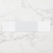 Étiquette Pour Bouteilles D'eau Une surface entièrement blanche et sans fonctionna (Étiquettes simples)