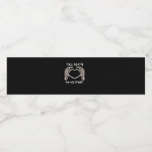 Étiquette Pour Bouteilles D'eau Unisexe jusqu'à ce que la mort nous sépare, future (Étiquettes simples)