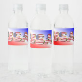 ÉTIQUETTE POUR BOUTEILLES D'EAU USA (Bouteilles)