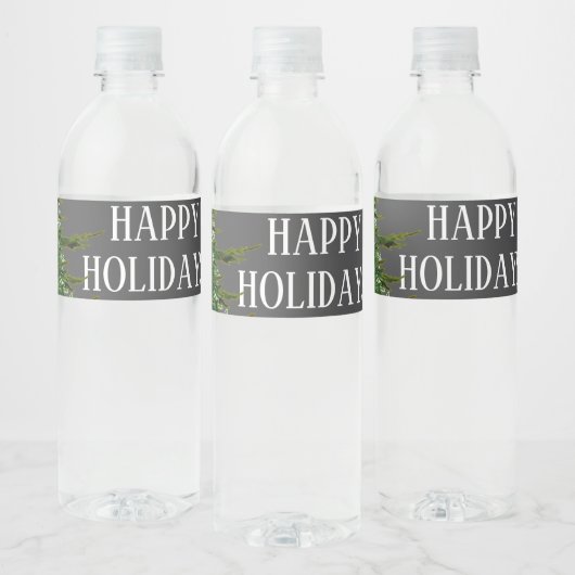 ÉTIQUETTE POUR BOUTEILLES D'EAU VACANCE (Bouteilles)
