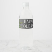 ÉTIQUETTE POUR BOUTEILLES D'EAU VACANCE (Devant)