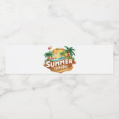 Étiquette Pour Bouteilles D'eau Vacances d'été Pique-nique et fête (Étiquettes simples)