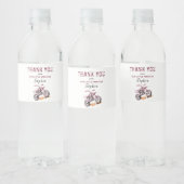 Étiquette Pour Bouteilles D'eau Vélo Pink Dirt Editable Anniversaire (Bouteilles)
