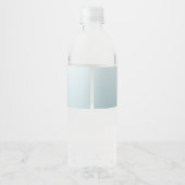 Étiquette Pour Bouteilles D'eau Ver de terre fusée (Dos)
