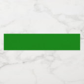Étiquette Pour Bouteilles D'eau Vert (Étiquettes simples)