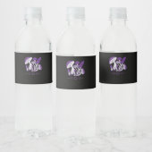 Étiquette Pour Bouteilles D'eau Vibes Whimsigoth de champignons (Bouteilles)