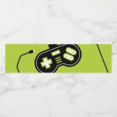 Étiquette Pour Bouteilles D'eau Vidéo Jeu Camion Étiquette de bouteille d'eau (Étiquettes simples)