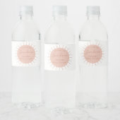 Étiquette Pour Bouteilles D'eau Vous Êtes Mon Baby shower Sunshine (Bouteilles)