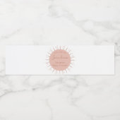 Étiquette Pour Bouteilles D'eau Vous Êtes Mon Baby shower Sunshine (Étiquettes simples)