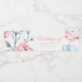 Étiquette Pour Bouteilles D'eau Whispering Garden (Étiquettes simples)