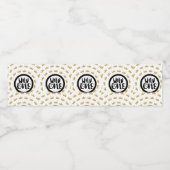 Étiquette Pour Bouteilles D'eau Wild One King of Things Crown 1st Birthday Party (Étiquettes simples)