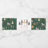 Étiquette Pour Bouteilles D'eau Winter Nutcracker fantaisie fête d'anniversaire (Étiquettes simples)