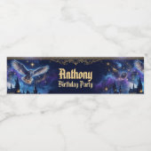 Étiquette Pour Bouteilles D'eau Wizards & Witches Birthday Magical Party (Étiquettes simples)