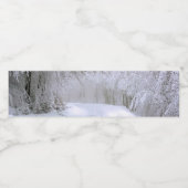 Étiquette Pour Bouteilles D'eau Wonderland of Snow (Étiquettes simples)