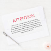 Étiquette pour conseiller la police de l'autisme (Enveloppe)