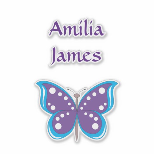 Étiquette pour enfants amusants personnalisés (Devant)