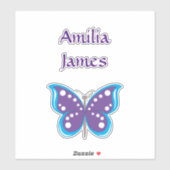 Étiquette pour enfants amusants personnalisés (Feuille)