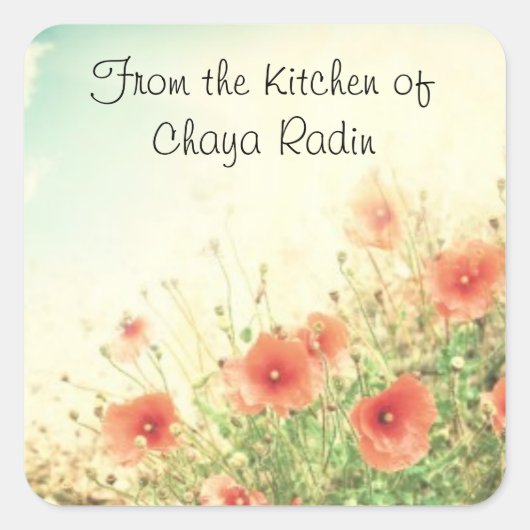 Étiquette pour les cadeaux alimentaires faits mais (Devant)