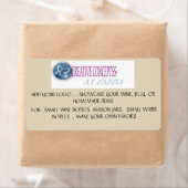 ÉTIQUETTE POUR LES PETITES BOUTEILLES DE VIN, JARS MASON, PE (En situation)