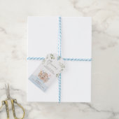 Étiquette pour souvenirs L'Arche de Noé Merci (Avec de laficelle)