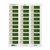 Étiquette Pour toujours - Deux Coeurs - Une Faire-part de ma (Feuille entière)