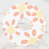 Étiquette Pour Verre De Vin 80 Alors quelle drôle d'aquarelle Fleur 80e annive (Dos)