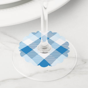 Étiquette Pour Verre De Vin Abstraction Géométrique Carrée 6