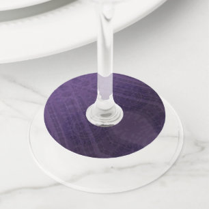 Étiquette Pour Verre De Vin Acceptation   Médaillons de méditation violette