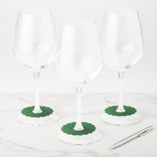 Étiquette Pour Verre De Vin Acceptation | Motif de Boho écologique (Lot)