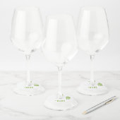 Étiquette Pour Verre De Vin Accepter le texte drôle (Lot)