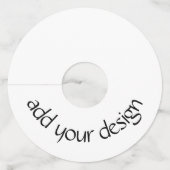 Étiquette Pour Verre De Vin ajouter votre conception (Devant)