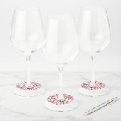 Étiquette Pour Verre De Vin Amour 6 (Lot)