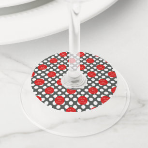 Étiquette Pour Verre De Vin Amour Et Joie Venez À Vous Nom Du Fête De Vacances