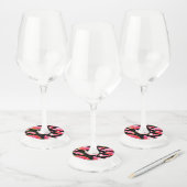 Étiquette Pour Verre De Vin Aquarelle 2 (Lot)