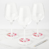 Étiquette Pour Verre De Vin Aquarelle pastèque 1 (Lot)