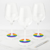 Étiquette Pour Verre De Vin Arc-en-ciel LGBT Pride (Lot)
